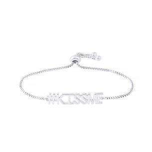 Браслет декоративный из серебра