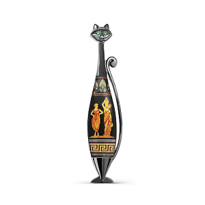 Брошь из серебра с фианитами