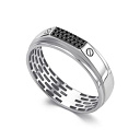 Кольцо из белого золота с бриллиантами