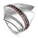 Кольцо из серебра с фианитами