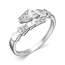 Кольцо из белого золота с бриллиантами