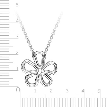 Колье из серебра