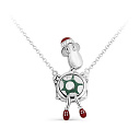 Колье из серебра с фианитами