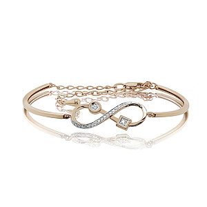 Браслет из красного золота с бриллиантами