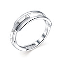 Кольцо из серебра с фианитами