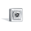 Подвеска из белого золота с бриллиантом