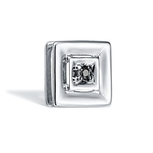 Подвеска из белого золота с бриллиантом