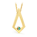 Колье из желтого золота