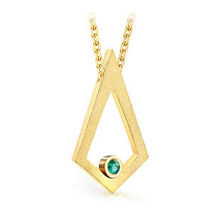 Колье из желтого золота