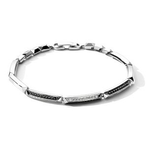 Браслет из белого золота с бриллиантом