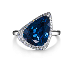 Кольцо из белого золота