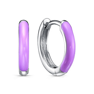 Серьги с английским замком из серебра