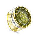 Кольцо из желтого золота с бриллиантами