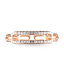 Кольцо из серебра с позолотой, фианитом