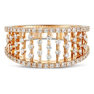 Кольцо из золота с бриллиантом