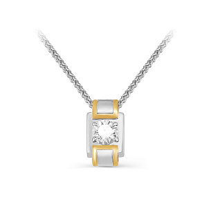 Колье из серебра