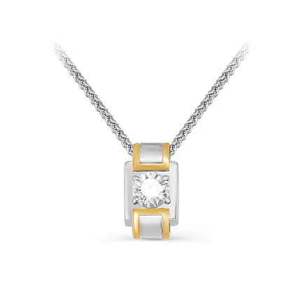 Колье из серебра