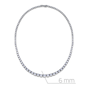 Колье из серебра