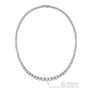 Колье из серебра