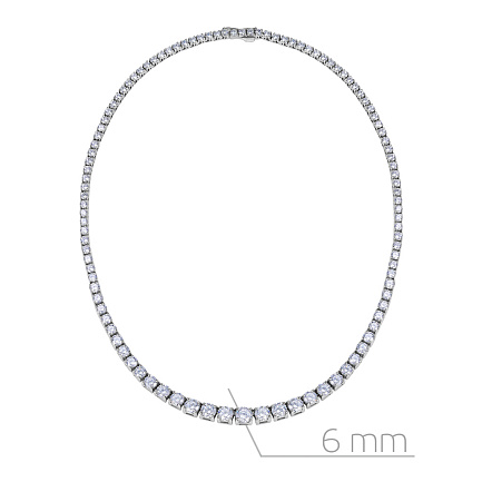 Колье из серебра