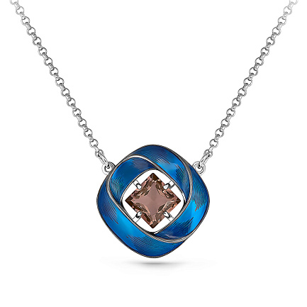 Колье из серебра с ситалом