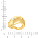 Кольцо из желтого золота с бриллиантами