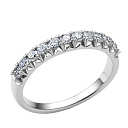 Кольцо из белого золота с бриллиантами