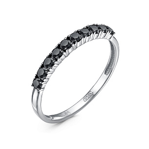 Кольцо из белого золота с бриллиантом