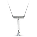 Колье из серебра с фианитами