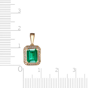 Подвеска из желтого золота