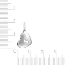 Подвеска из серебра с фианитом