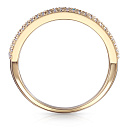 Кольцо из желтого золота с бриллиантами