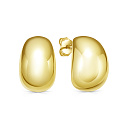 Серьги с английским замком из серебра