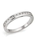 Кольцо из белого золота с бриллиантами