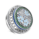 Кольцо из серебра с фианитами