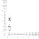 Кольцо из белого золота с бриллиантами