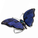 Кольцо из белого золота с бриллиантами, опалами