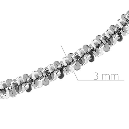 Цепь декоративная из серебра