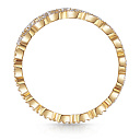 Кольцо из желтого золота с бриллиантами