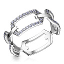 Кольцо из белого золота с бриллиантами