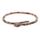 Браслет декоративный из красного золота с бриллиантами