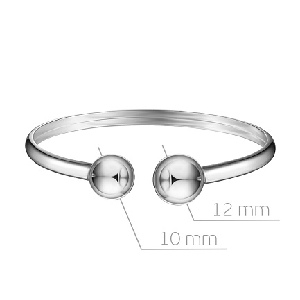 Браслет декоративный из серебра