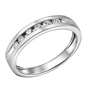 Кольцо из белого золота с бриллиантами