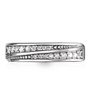 Кольцо из белого золота с фианитом