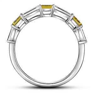 Кольцо из белого золота с бриллиантами