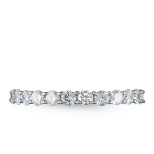 Кольцо из серебра с цирконием