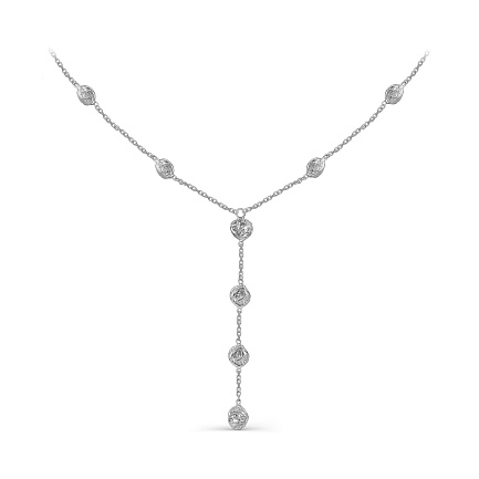 Колье из серебра