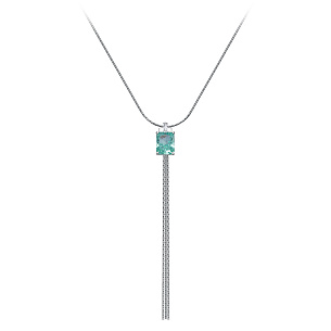 Колье из серебра с фианитом