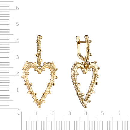 Серьги с английским замком из серебра