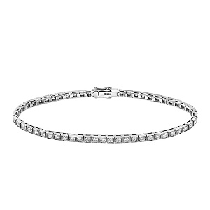 Браслет из белого золота с бриллиантами